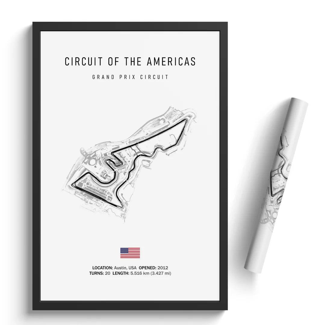 Circuit of The Americas - Racetrack Print