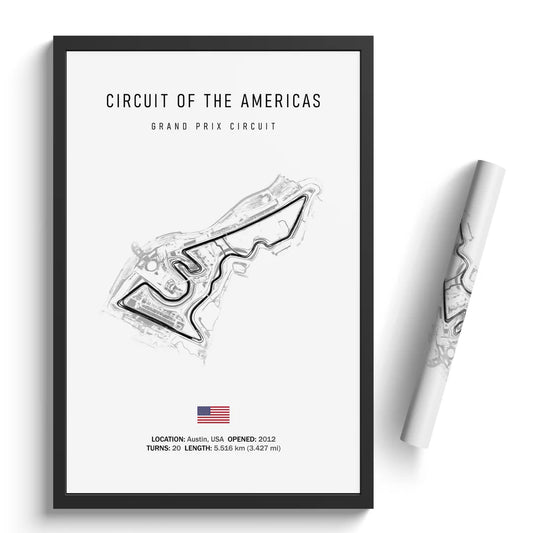 Circuit of The Americas - Racetrack Print